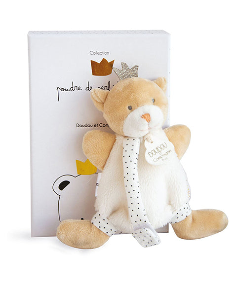 DouDou Et Compagnie Prince Bear Dummy Holder 15cm Beige