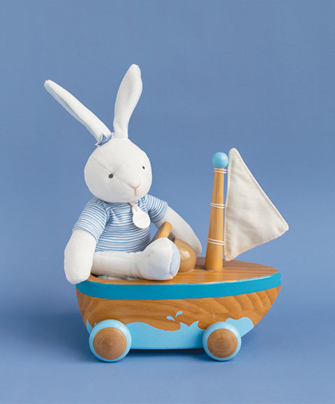 DouDou Et Compagnie Sailor Bunny 25cm Blue