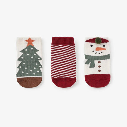 Elegant Baby Socks 3Pack Christmas