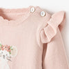 Elegant Baby Sweater/Pants Meadow Mouse Pink Rose