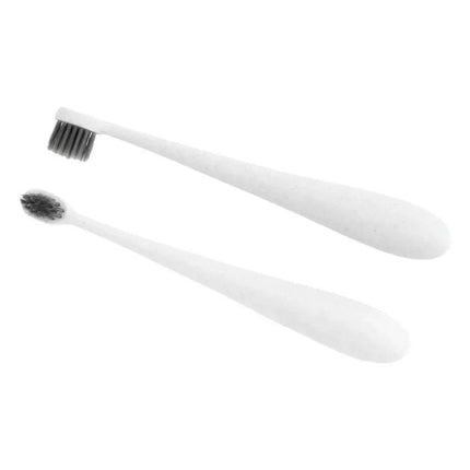 Glitter & Spice Kids Wheat Straw Toothbrush White