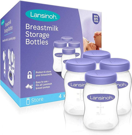 Lansinoh Breastmilk Storage Bottles 4's