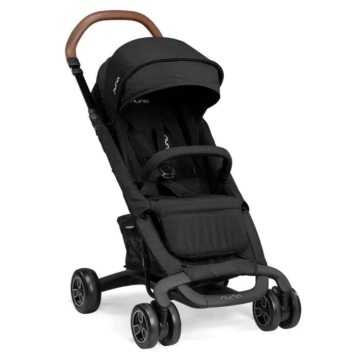 Nuna Pepp™ Next Stroller +Rain Cover Magnetic Buckle Caviar