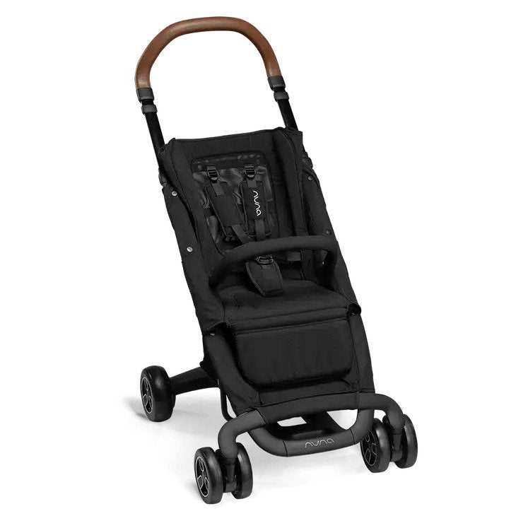 Nuna Pepp™ Next Stroller +Rain Cover Magnetic Buckle Caviar