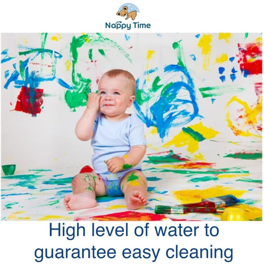 Nappy Time Baby Care Water wipes Pack of 3 Pouches X60S (240)