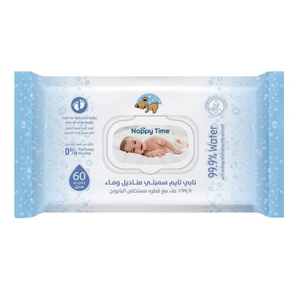 Nappy Time Baby Care Water wipes Single 60S