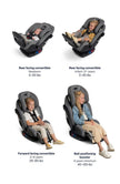 Nuna Exec™Car Seat +Slip Cover 2nd Insert Granite