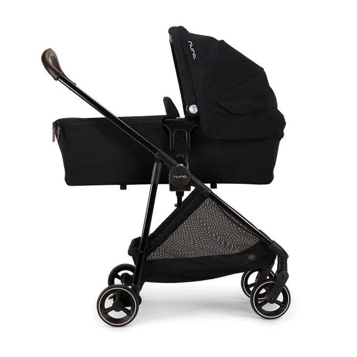 Nuna Ixxa™ Stroller +Rain Cover & Adapter (Black Frame) Rivited