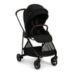 Nuna Ixxa™ Stroller +Rain Cover & Adapter (Black Frame) Rivited