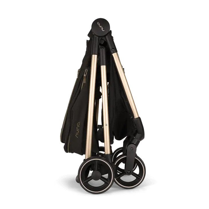 Nuna Ixxa™ Stroller +Rain Cover & Adapter (Rosegold Frame) Rivited Rose