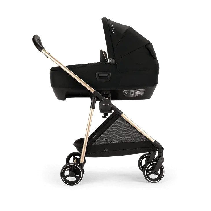 Nuna Ixxa™ Stroller +Rain Cover & Adapter (Rosegold Frame) Rivited Rose