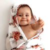 Snuggle Hunny Organic Hooded Baby Towel Rosebud