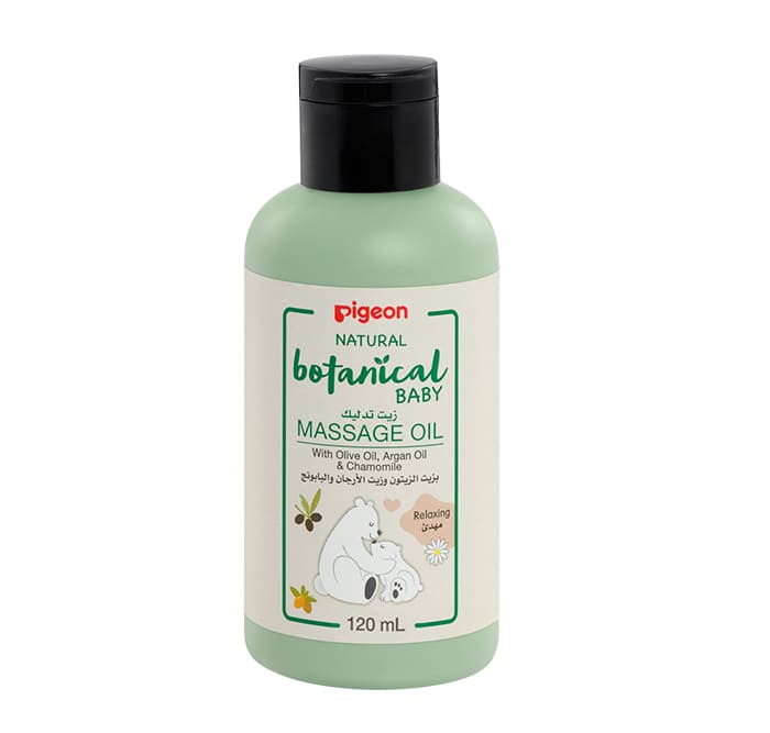 Pigeon Natural Botanical Baby Massage Oil 120ml