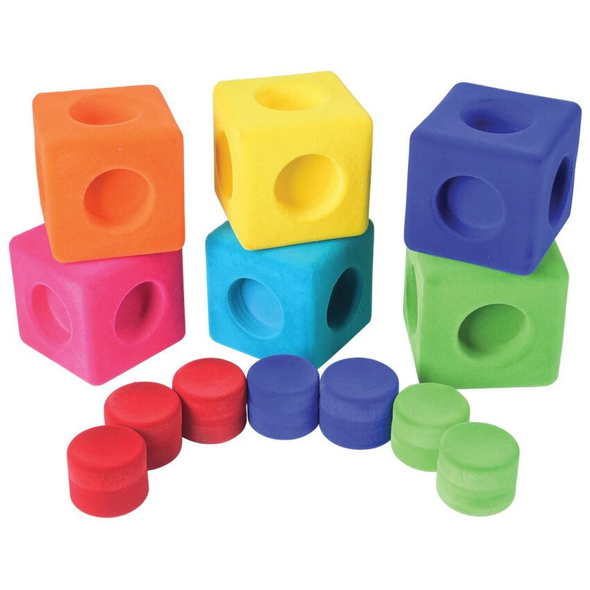 Rubbabu Rubbablox Building Blox (Set of 9)