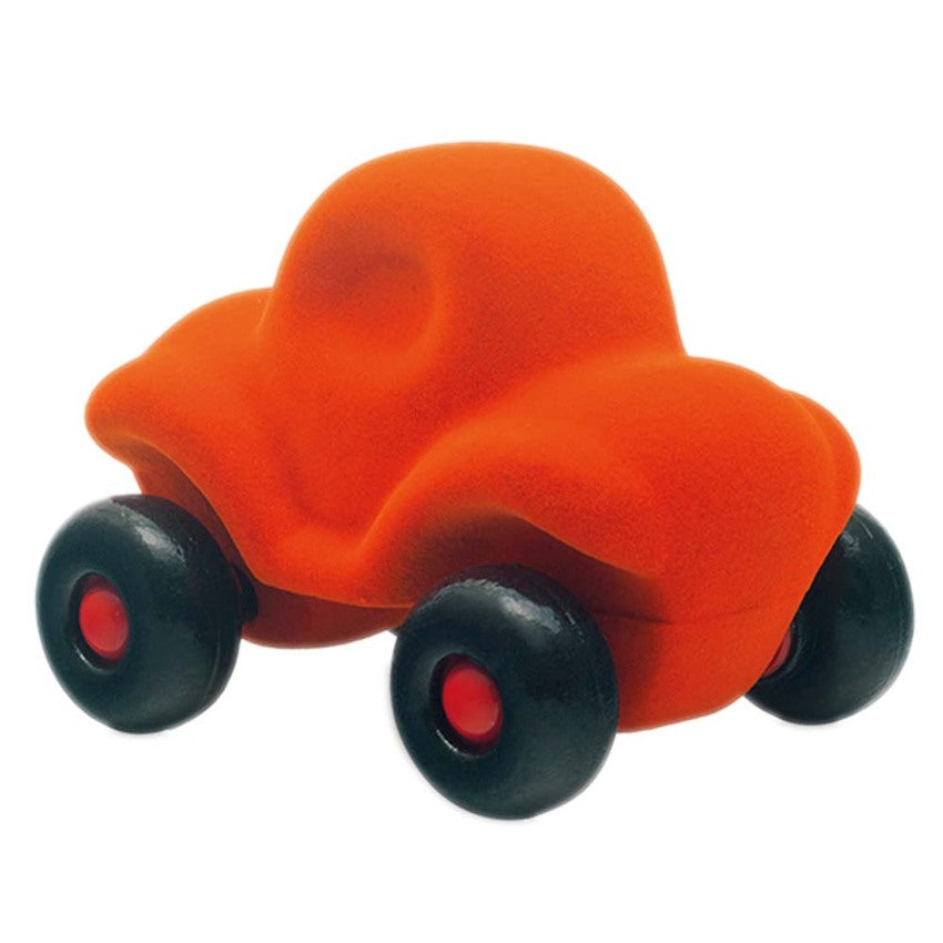 Rubbabu The Little Runalong Car - Orange