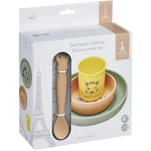 Sophie La Girafe Il Etait Une Fois Silicone Meal Set