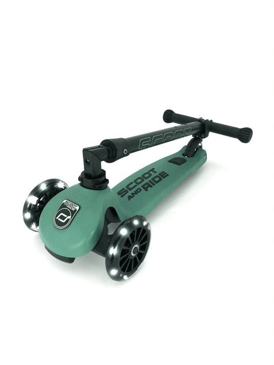 Scoot & Ride Highwaykick 3 LED - Forest