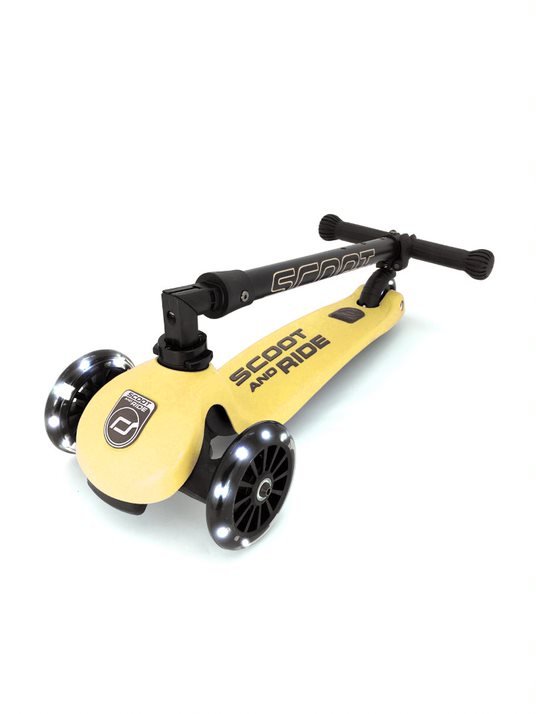 Scoot & Ride Highwaykick 3 LED - Lemon