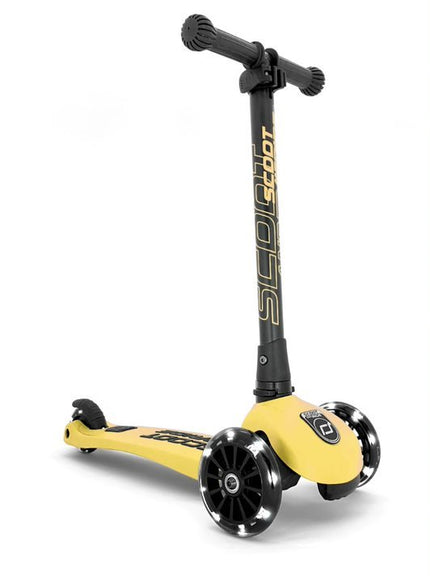 Scoot & Ride Highwaykick 3 LED - Lemon