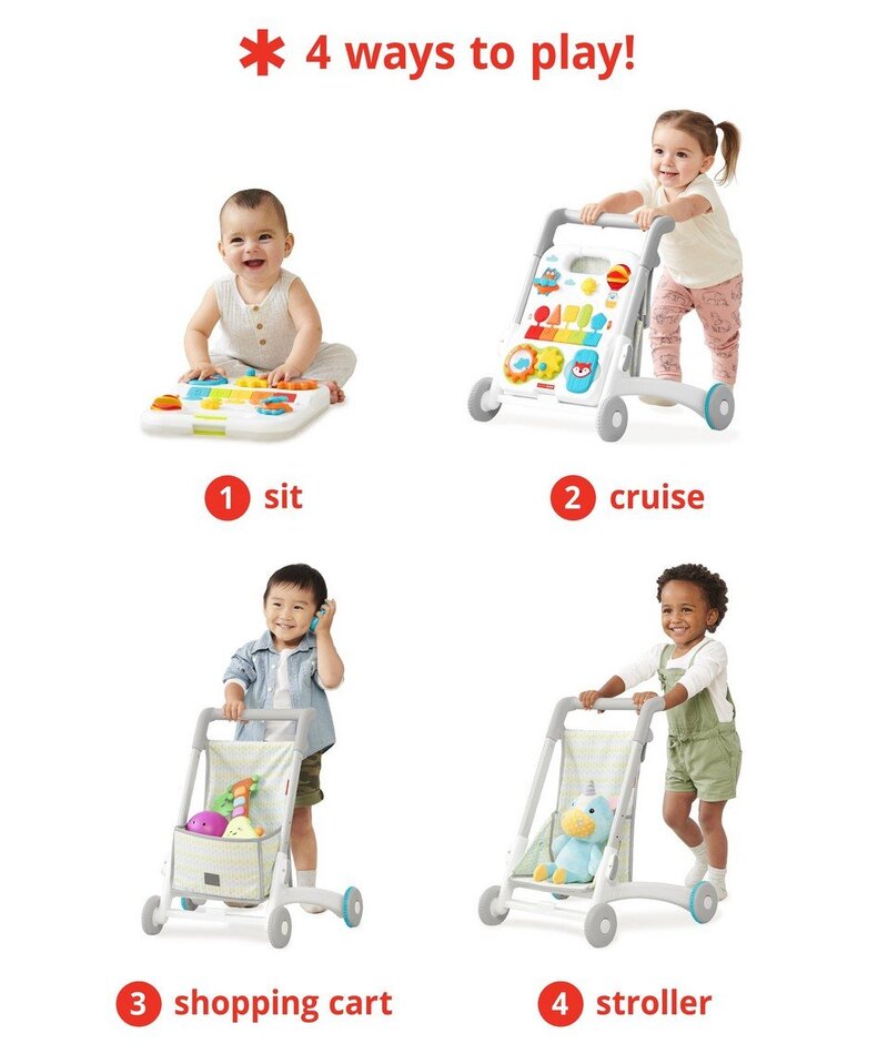 Skip Hop Explore & More Grow Along 4-in-1 Activity Walker