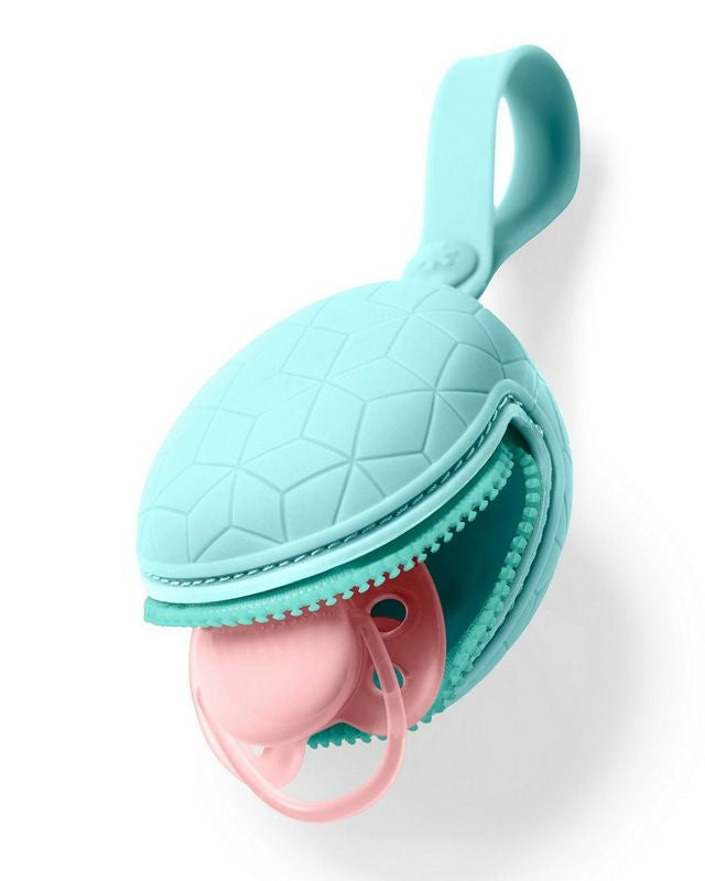 Skip Hop Grab & Go Silicone Pacifier Holder - Light Teal