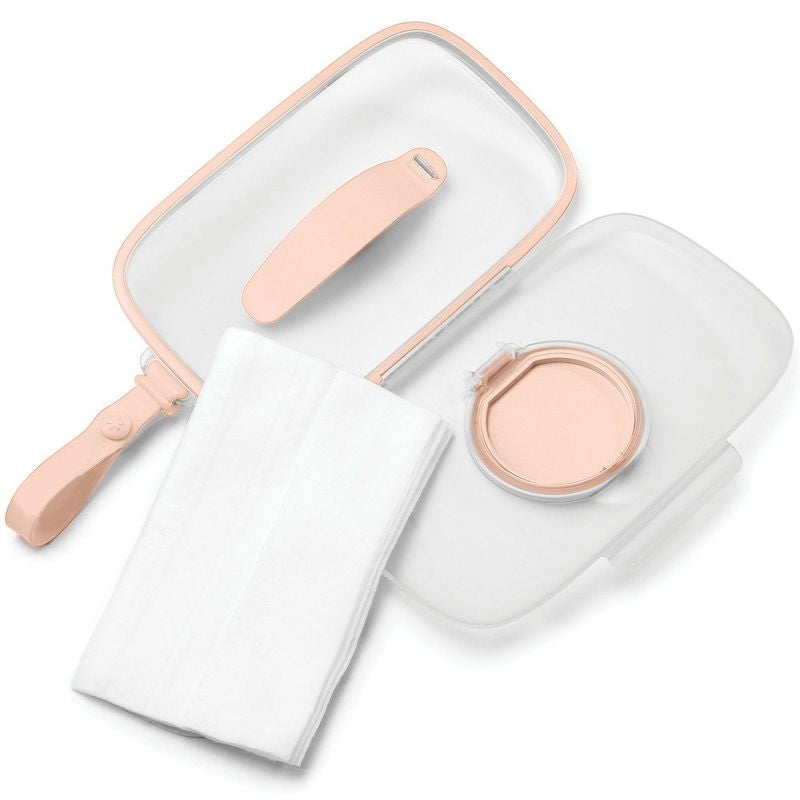 Skip Hop Grab & Go Wipes Case Blush Pink