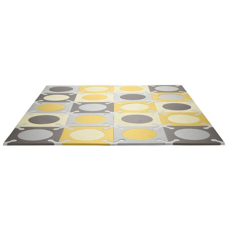 Skip Hop Playspot Floor Tiles Gold & Grey