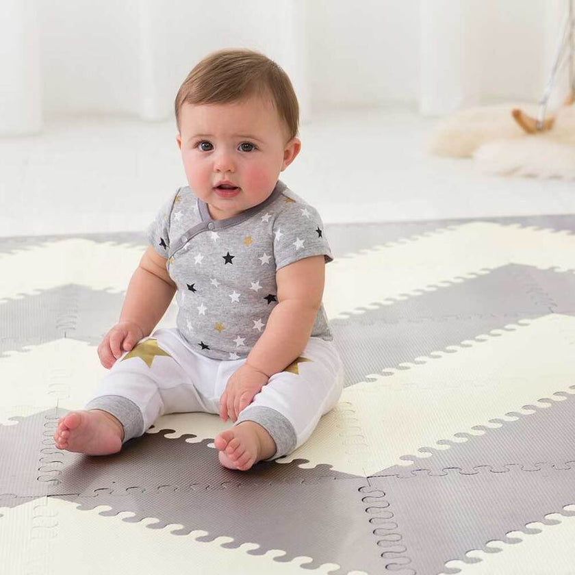 Skip Hop Play spot Geo Floor Tiles Grey & Cream