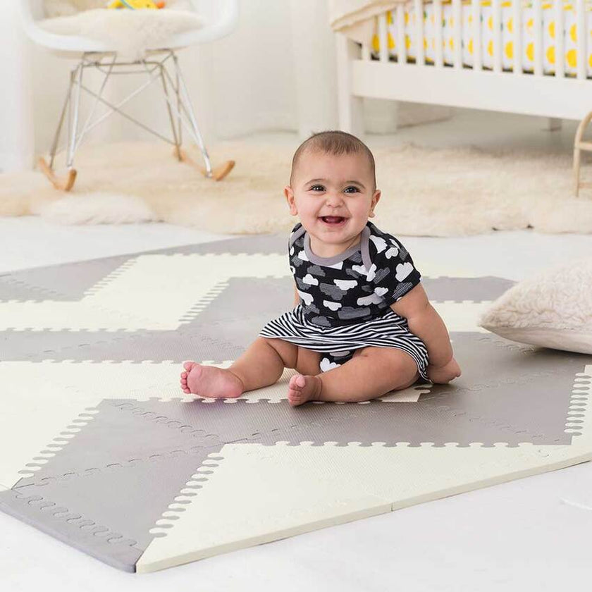Skip Hop Play spot Geo Floor Tiles Grey & Cream