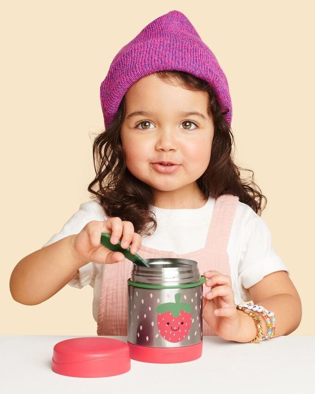 Skip Hop Spark Style Food Jar - Strawberry