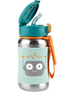 Skip Hop Spark Style SS Straw Bottle - Robot