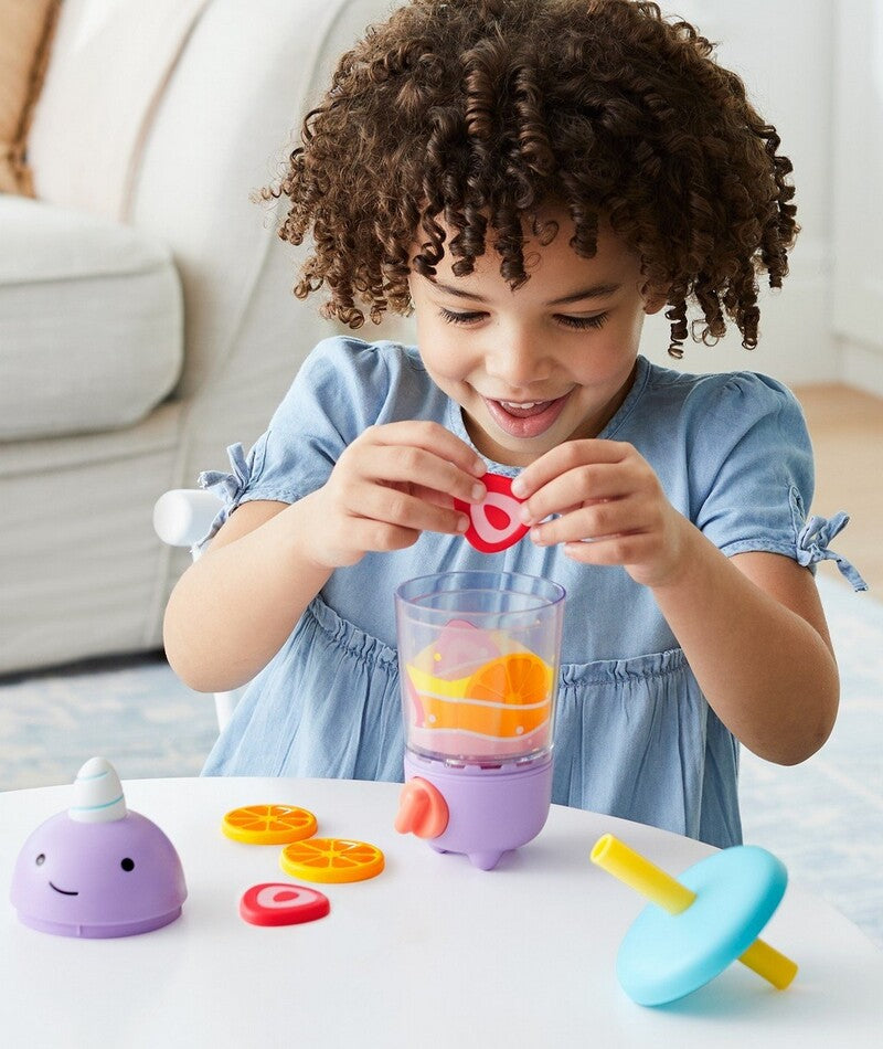 Skip Hop Zoo Shake It Up Smoothie Set Narwhal