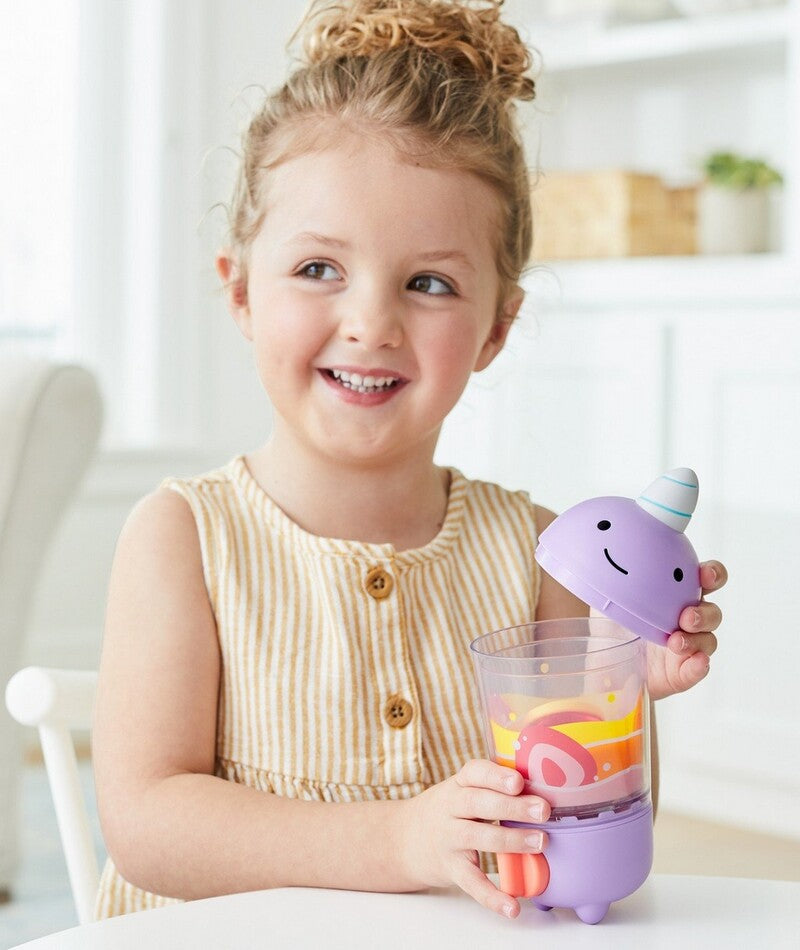 Skip Hop Zoo Shake It Up Smoothie Set Narwhal