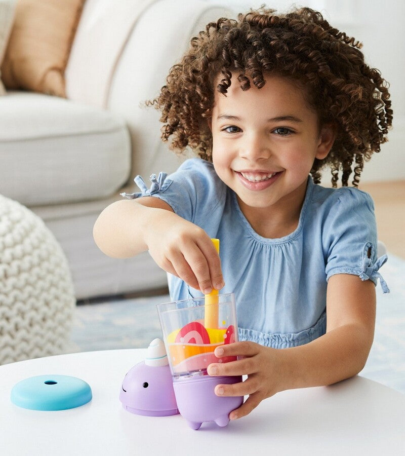 Skip Hop Zoo Shake It Up Smoothie Set Narwhal