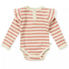 Snuggle Hunny Long Sleeve Bodysuit Rose Stripe