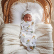 Snuggle Hunny Snuggle Swaddle & Beanie Set - Lemon