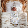 Snuggle Hunny Snuggle Swaddle & Beanie Set - Lemon