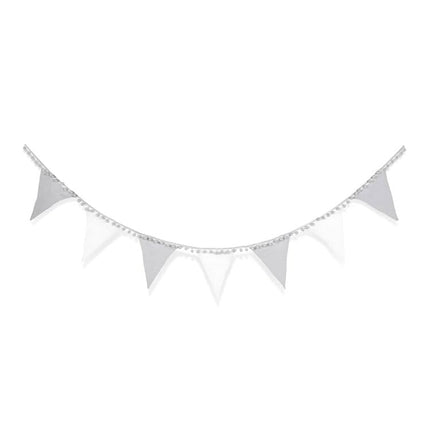 Snuz Bunting Grey & White