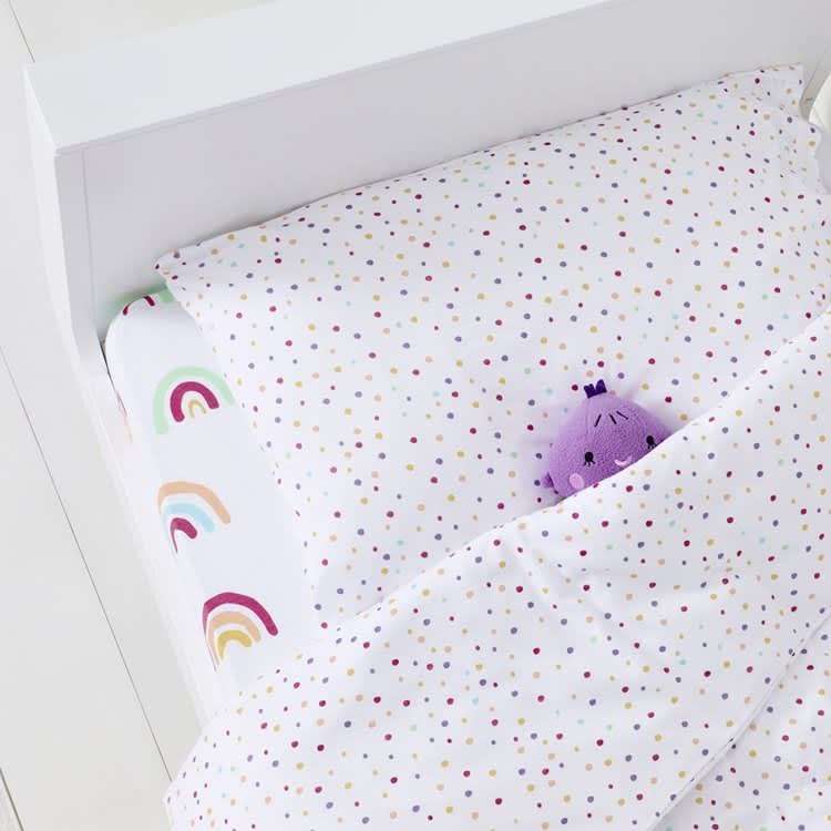 Snuz Cot Duvet Cover & Pillowcase Set Multi Spot