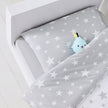 Snuz Cot Duvet Cover & Pillowcase set White Stars