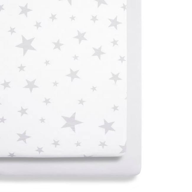 Snuz Designz Crib Fitted Sheets (2pack) Star