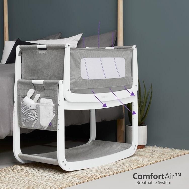 Snuz Pod4 Bedside Crib Dusk