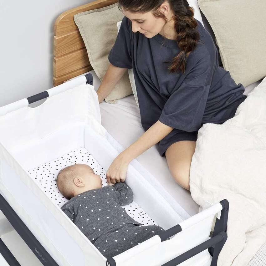 Snuz Pod4 Bedside Crib Navy