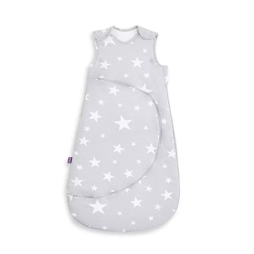 Snuz Snuzpouch Sleeping Bag 1.0 Tog (0-6M) White Star