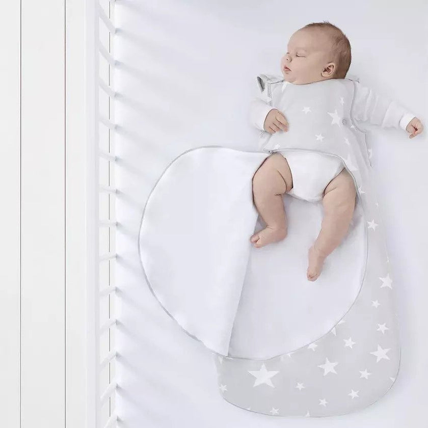 Snuz Snuzpouch Sleeping Bag Tog (0-6M) White Star – fivelittleduck