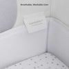 Snuz Pod4 Bedside Crib Haze Grey