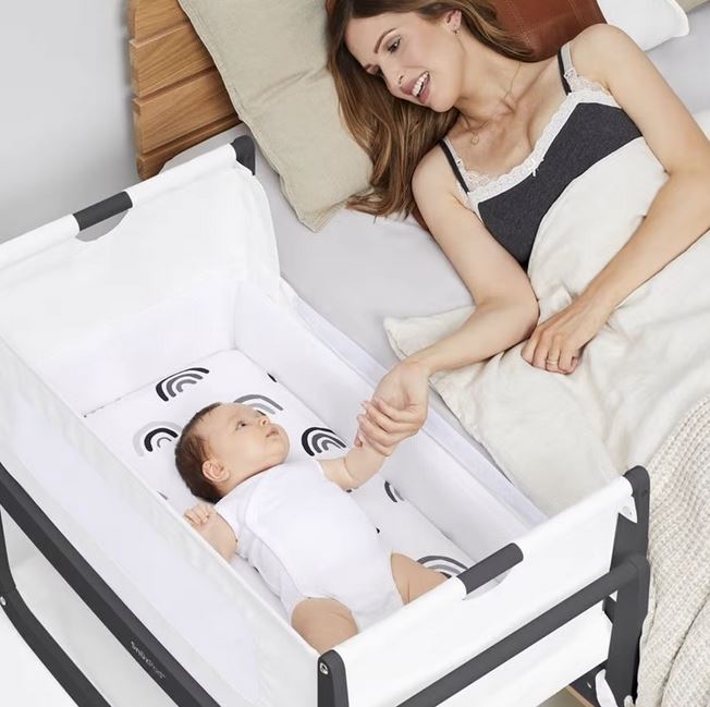 Snuz pod4 Bedside Crib Slate