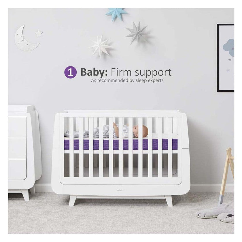 Snuz Snuzsurface (PRO-M021PA) Adaptable Cot Bed Mattress – 68 X 117cm