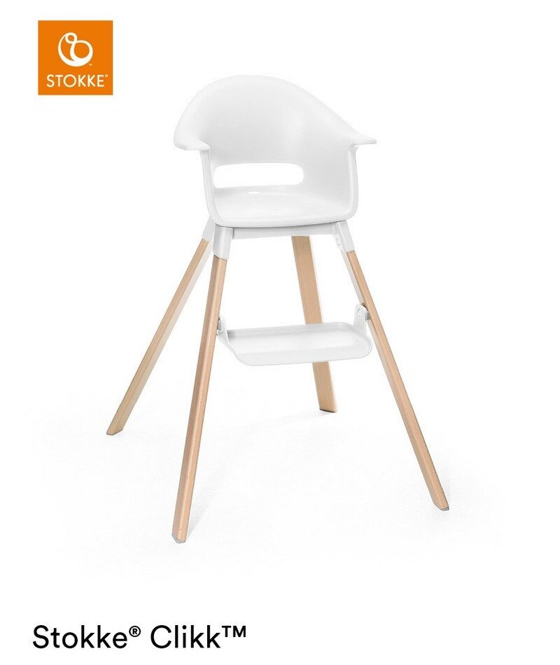 Stokke Clikk High Chair - White