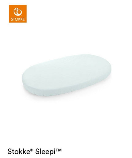 Stokke Sleepi Bed Fitted Sheet (For Bed Mattress Variants) – Powder Blue